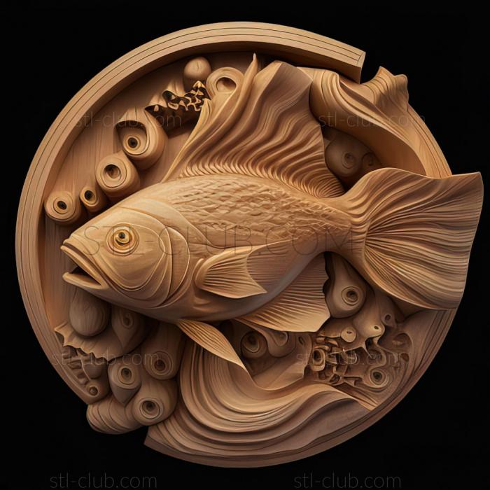 3D model st Telescope fish fish (STL)